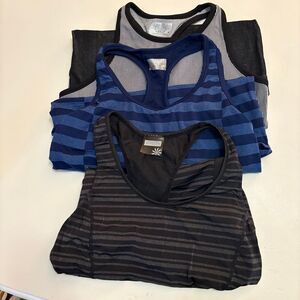 Athleta tank tops lot of 3 M M XS‎